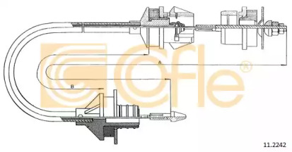 Трос COFLE 11.2242