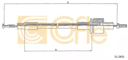 Трос COFLE 11.2431
