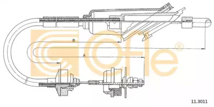 Трос COFLE 11.3011