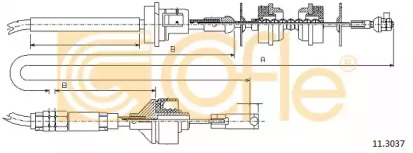 Трос COFLE 11.3037