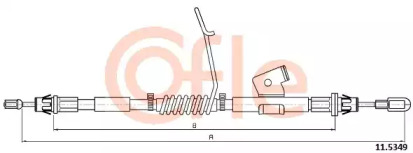 Трос COFLE 11.5349