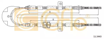 Трос COFLE 11.5443