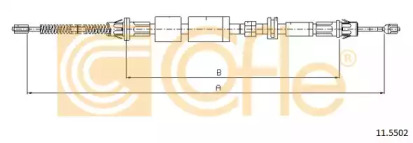 Трос COFLE 11.5502