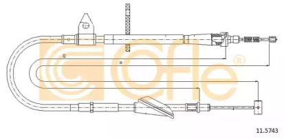 Трос COFLE 11.5743