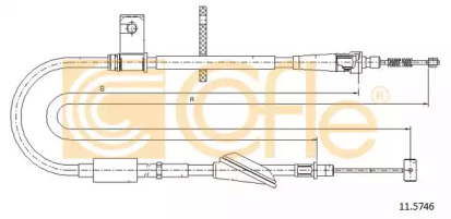 Трос COFLE 11.5746