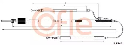 Трос COFLE 11.5844