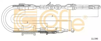 Трос COFLE 11.590