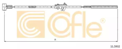 Трос COFLE 11.5932