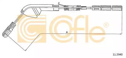 Трос COFLE 11.5940