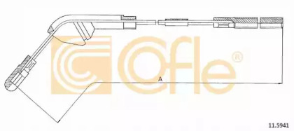 Трос COFLE 11.5941