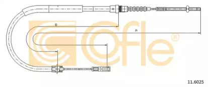 Трос COFLE 11.6025