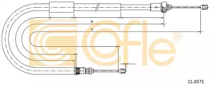 Трос COFLE 11.6571