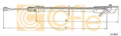 Трос COFLE 11.661