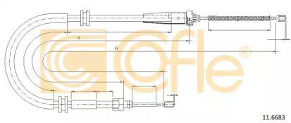 Трос COFLE 11.6683