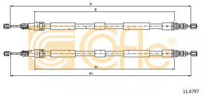 Трос COFLE 11.6797