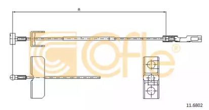 Трос COFLE 11.6802