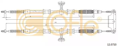 Трос COFLE 12.0710