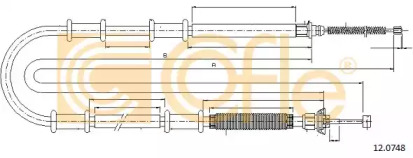 Трос COFLE 12.0748