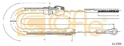 Трос COFLE 12.3703