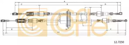 Трос COFLE 12.7250