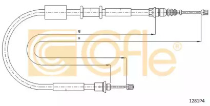 Трос COFLE 1281P4