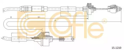 Трос COFLE 15.1210