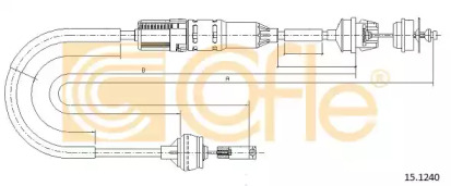Трос COFLE 15.1240