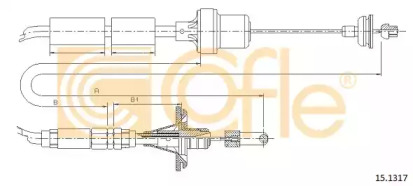 Трос COFLE 15.1317