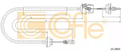 Трос COFLE 15.3603