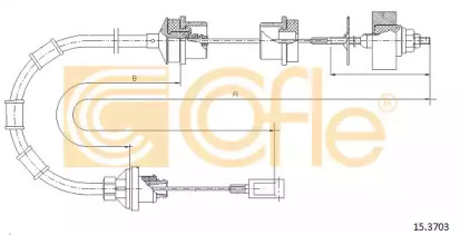 Трос COFLE 15.3703