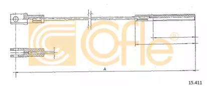 Трос COFLE 15.411