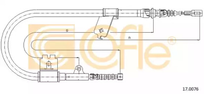 Трос COFLE 17.0076