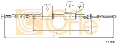 Трос COFLE 17.0096