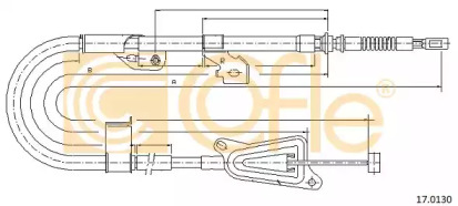Трос COFLE 17.0130