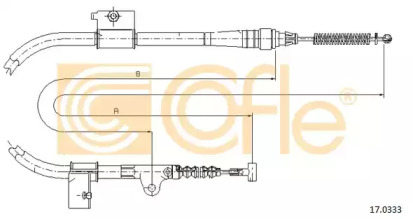 Трос COFLE 17.0333