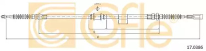 Трос COFLE 17.0386