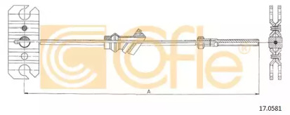 Трос COFLE 17.0581