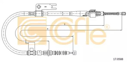 Трос COFLE 17.0588