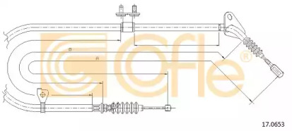 Трос COFLE 17.0653