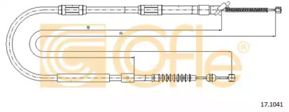 Трос COFLE 17.1041