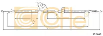 Трос COFLE 17.1082
