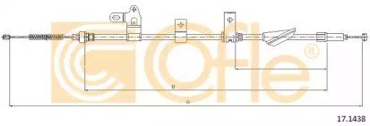 Трос COFLE 17.1438