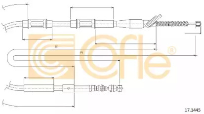 Трос COFLE 17.1445