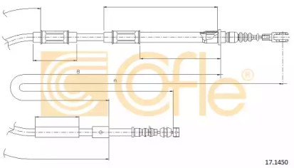 Трос COFLE 17.1450