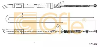Трос COFLE 17.1467