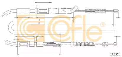 Трос COFLE 17.1501