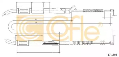 Трос COFLE 17.1503