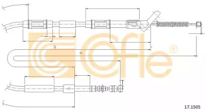 Трос COFLE 17.1505