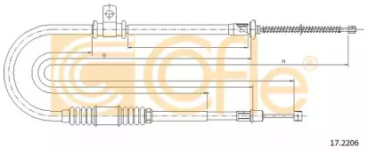 Трос COFLE 17.2206