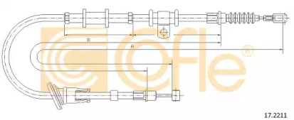 Трос COFLE 17.2211